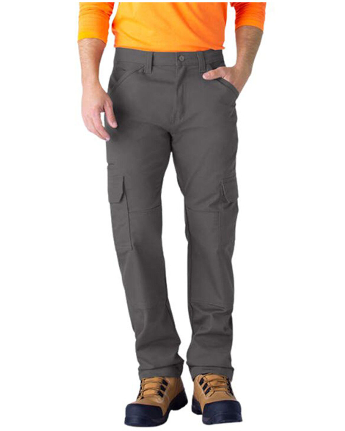 Image #1 - Dickies Men's Flex Duratech Relaxed Fit Duck Cargo Pants, Slate, hi-res