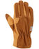 Image #1 - Carhartt Synthetic Leather Open Cuff Work Gloves, Brown, hi-res