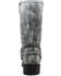 RideTecs Men's Stonewashed Harness Western Boots - Square Toe, Black, hi-res