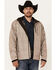 Image #2 - Cinch Men's Bonded Softshell Jacket, Stone, hi-res