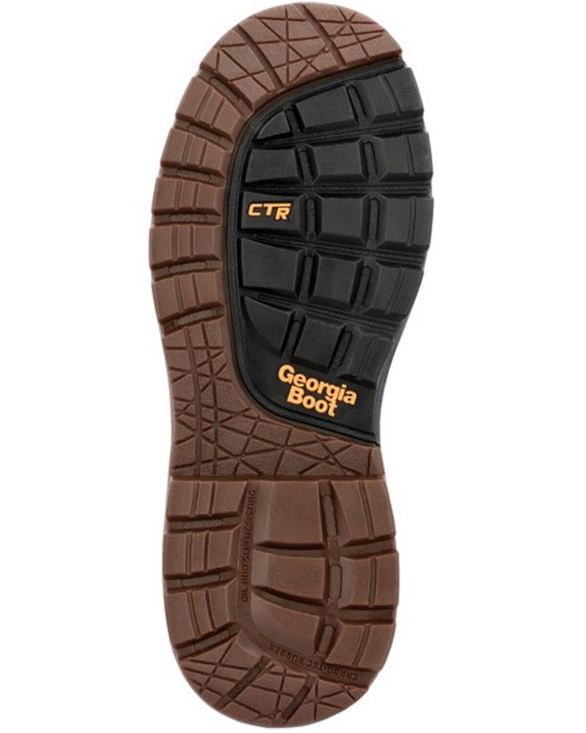 Image #7 - Georgia Boot Men's Lace-Up 6" Waterproof Work Boot - Alloy Toe, Brown, hi-res