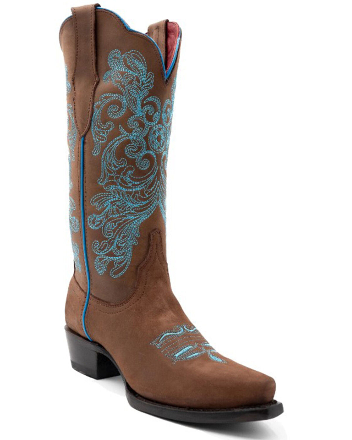 Image #1 - Ferrini Women's Ella Western Boots - Broad Square Toe, , hi-res