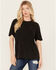 Image #1 - Idyllwind Women's Fannie Studded Tee, Black, hi-res