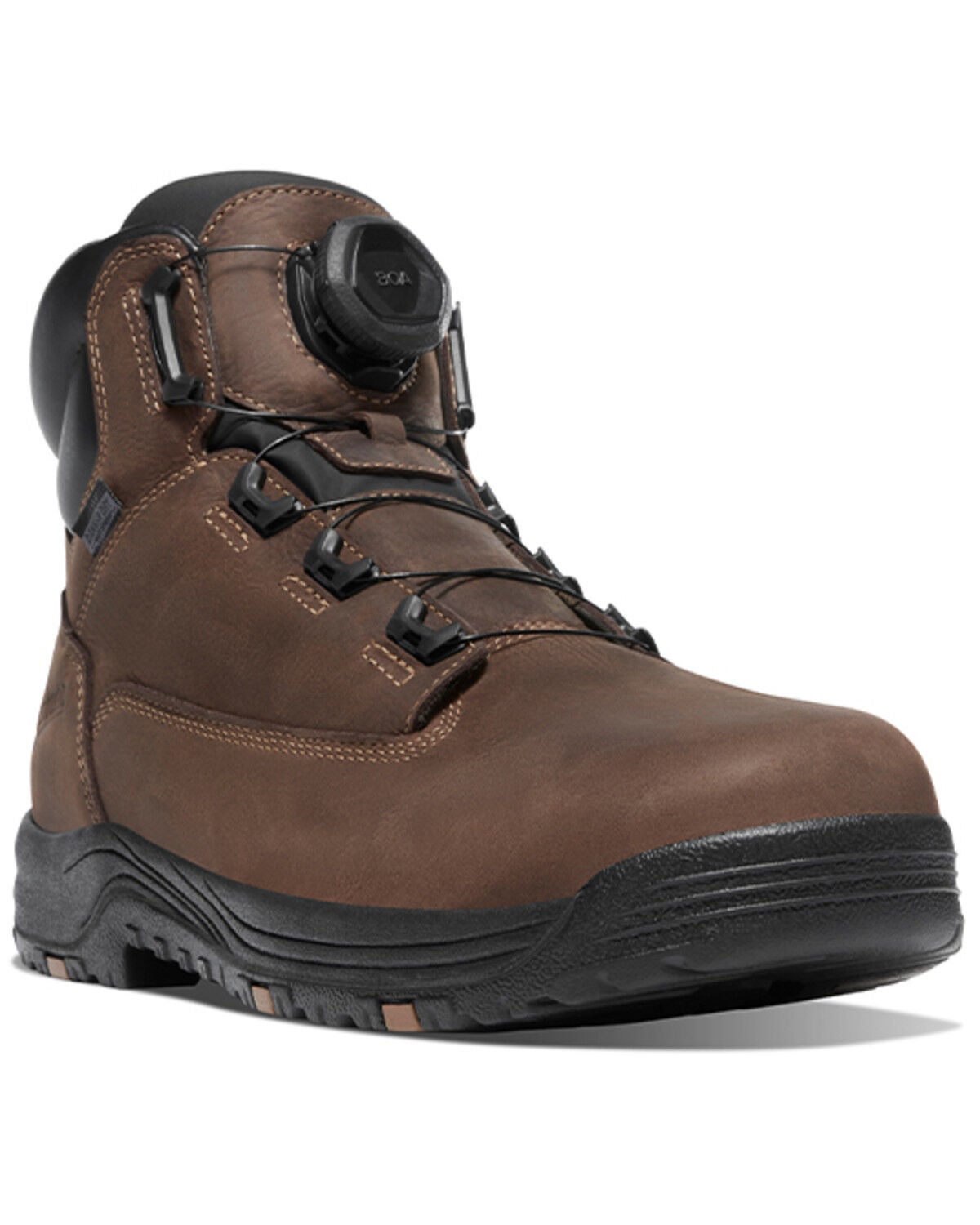 Danner Men's 6" Caliper BOA Work Boots - Aluminum Toe, Brown, hi-res