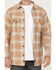 Image #3 - Thorogood Men's Plaid Print Heavyweight Brushed Flannel Long Sleeve Button-Down Shirt, Khaki, hi-res