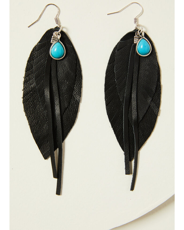 Idyllwind Women's Roots & Wings Earrings, Black, hi-res