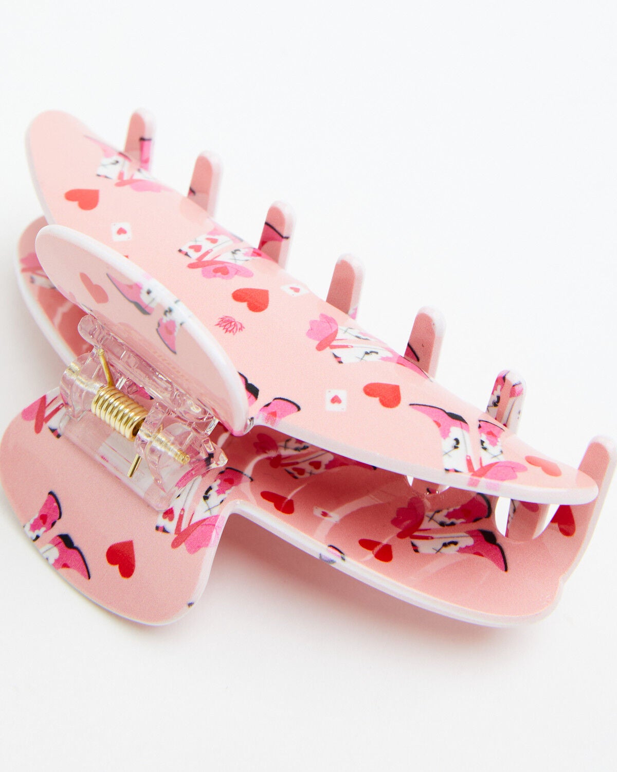 Image #3 - Shyanne Women's Western Boot Claw Clip, Pink, hi-res