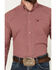 Image #3 - Ariat Men's Porter Plaid Print Long Sleeve Button-Down Performance Shirt - Tall, Red, hi-res