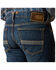 Image #3 - Ariat Men's M7 Quest Tucker Dark Wash Slim Straight Stretch Denim Jeans, Dark Wash, hi-res