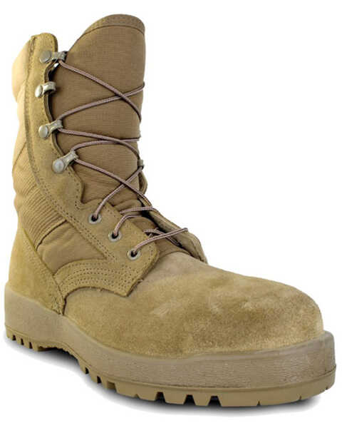 Image #1 - McRae Men's Mil-Spec Hot Weather Boots - Steel Toe, Coyote, hi-res