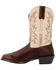 Image #3 - Durango Men's Westward Performance Western Boots - Square Toe, Chocolate, hi-res
