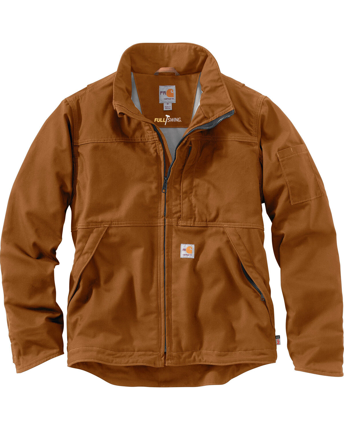 Image #1 - Carhartt Men's FR Full Swing Quick Duck Jacket, Pecan, hi-res