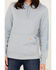 Image #3 - Carhartt Women's Rain Defender® Relaxed Fit Midweight Hooded Sweatshirt, Light Blue, hi-res