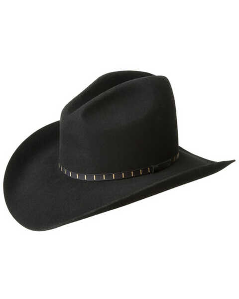Bailey Elbridge 3X  Felt Cowboy Hat, Black, hi-res