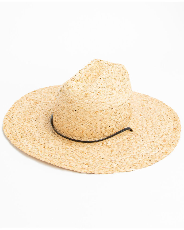 Hawx Men's Lifeguard Straw Sun Hat , Natural, hi-res