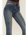 Image #2 - Idyllwind Women's Belmont Medium Wash High Risin' Seamed Front Sanding Bootcut Jeans, , hi-res