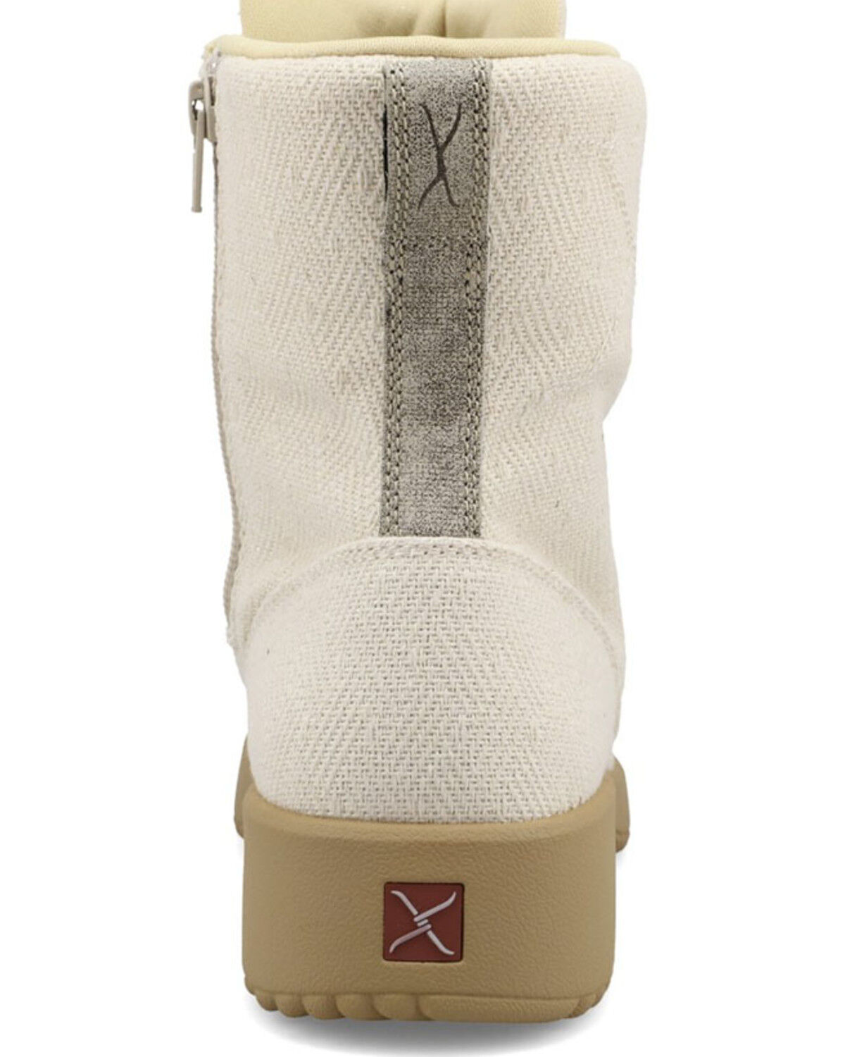 Image #5 - Twisted X Women's 8" Platform Boots - Moc Toe, Oatmeal, hi-res