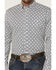 Image #3 - RANK 45&reg; Men's Desert Walk Medallion Print Long Sleeve Button-Down Stretch Western Shirt, Blue, hi-res