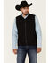 Image #1 - Cinch Men's Black Lightweight Stretch Zip-Up Vest , , hi-res