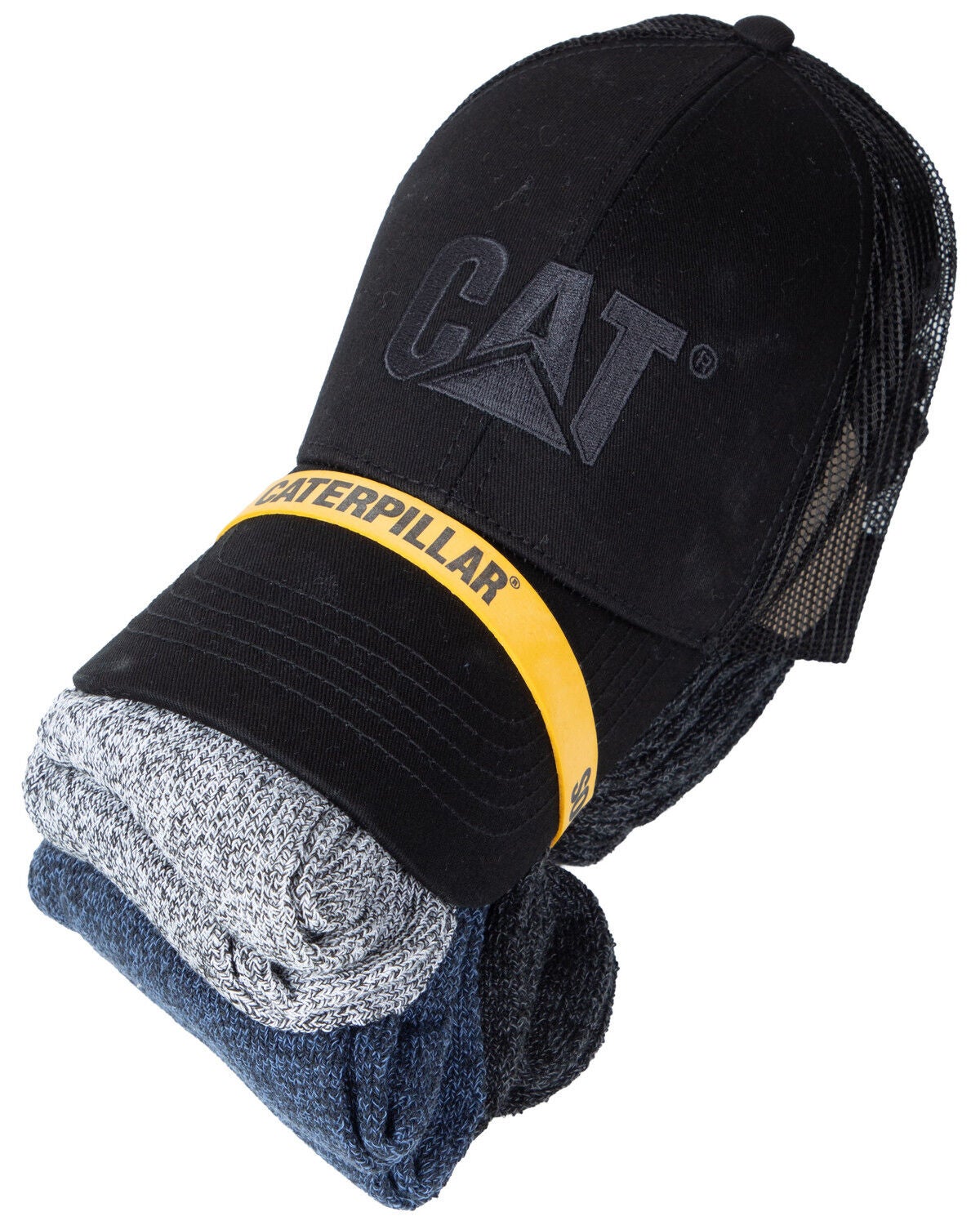 CAT Workwear Men's Assorted Solid Cap Sock Bundle, No Color, hi-res