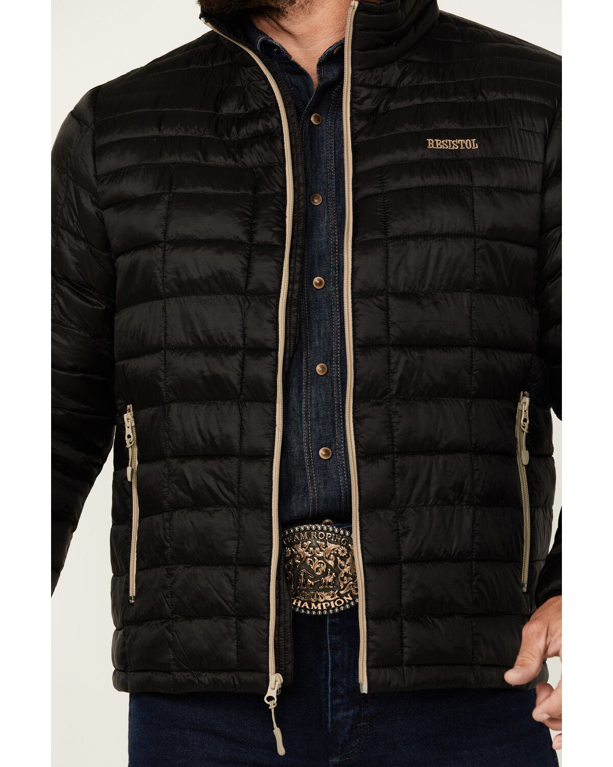 Image #3 - Resistol Men's Cold Bloq Puffer Jacket, , hi-res
