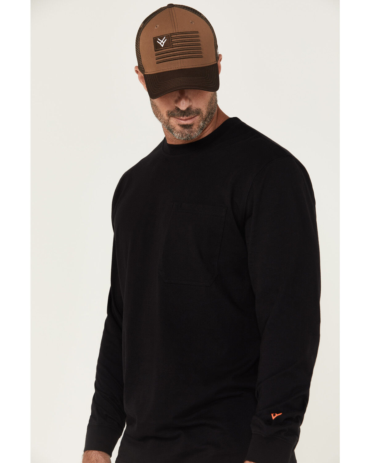 Image #3 - Hawx Men's Scream Long Sleeve Graphic Work Shirt, Black, hi-res