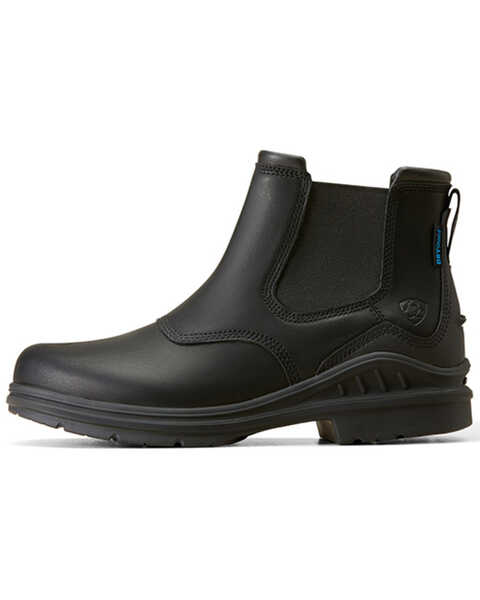 Image #2 - Ariat Men's Barnyard Twin Gore II Waterproof Boots - Round Toe , Black, hi-res