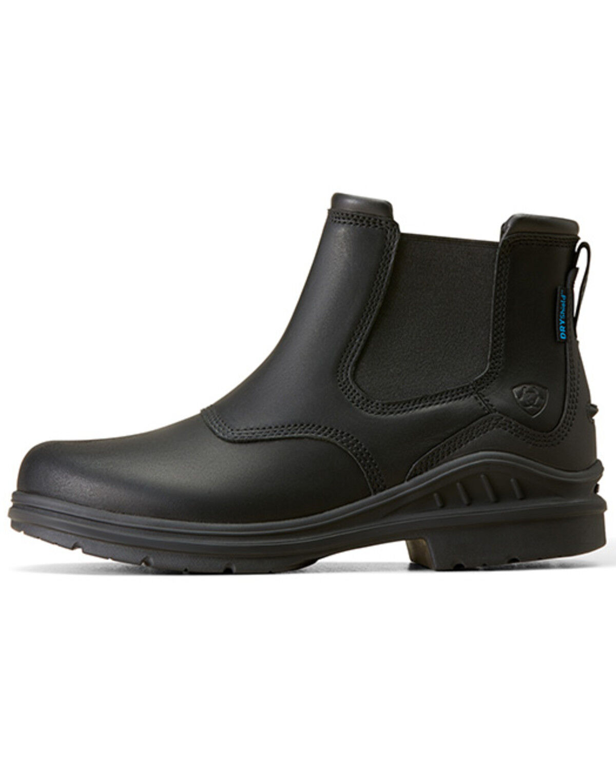Image #2 - Ariat Men's Barnyard Twin Gore II Waterproof Boots - Round Toe, Black, hi-res