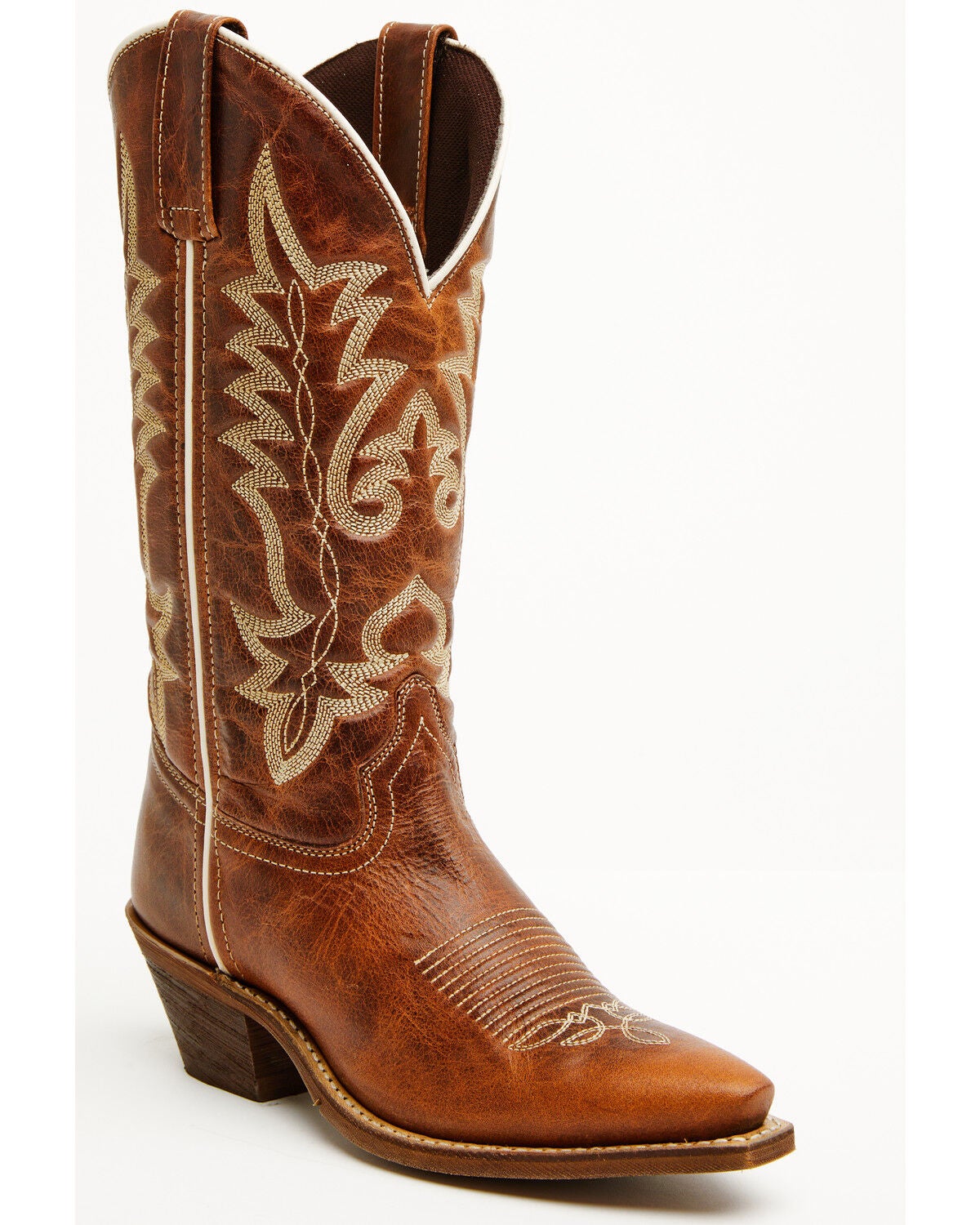 Laredo Women's Carly Western Boots - Snip Toe, Honey, hi-res