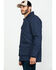 Image #3 - Wrangler Men's Ripstop Quilted Barn Coat, Navy, hi-res