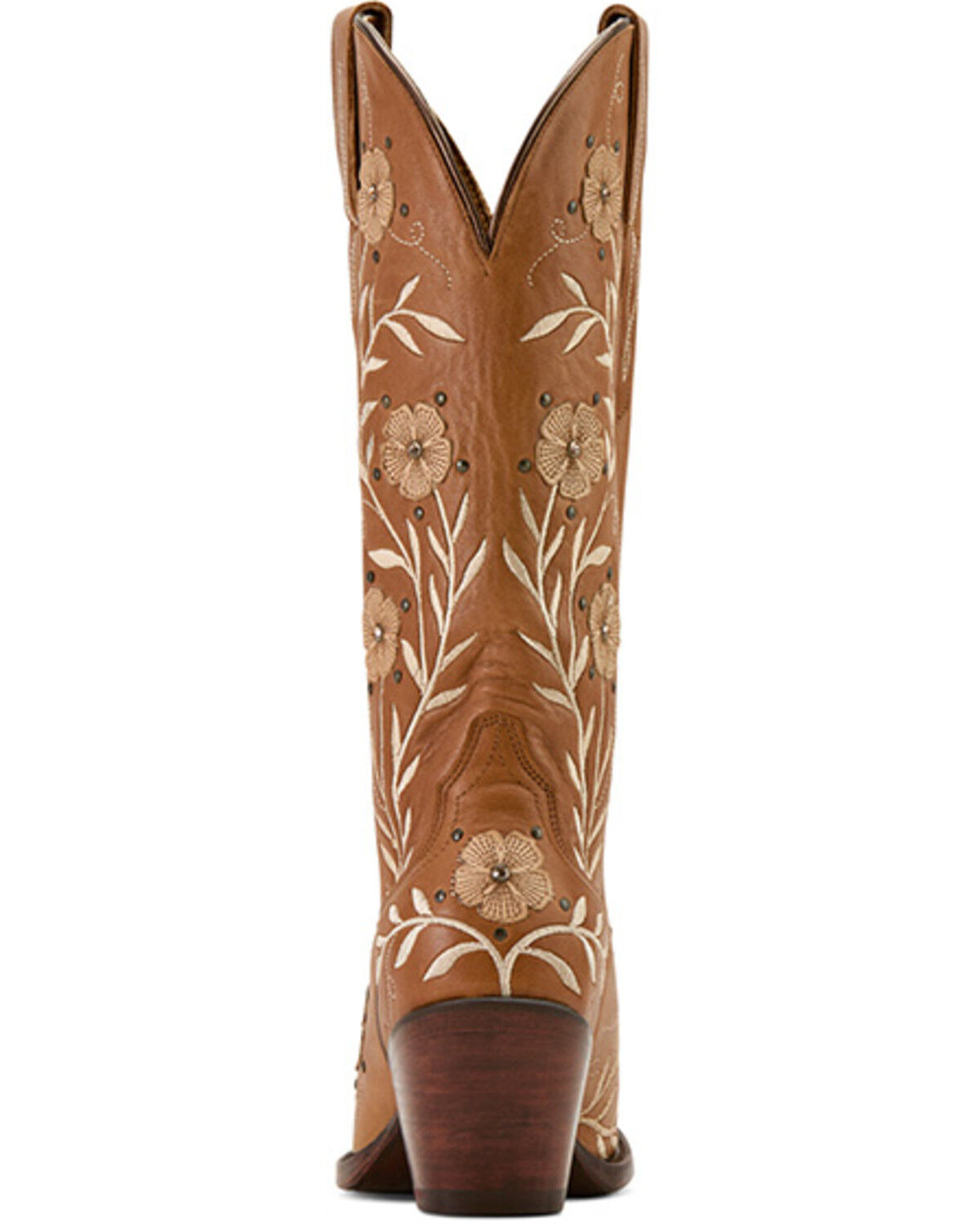 Image #3 - Ariat Women's Romance Tall Western Boots - Round Toe, Tan, hi-res