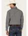 Rough Stock By Panhandle Men's Black Jacquard Plaid Long Sleeve Western Shirt , Black, hi-res