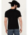 Image #4 - Rock & Roll Denim Men's Pow Pow Short Sleeve Graphic T-Shirt, Black, hi-res