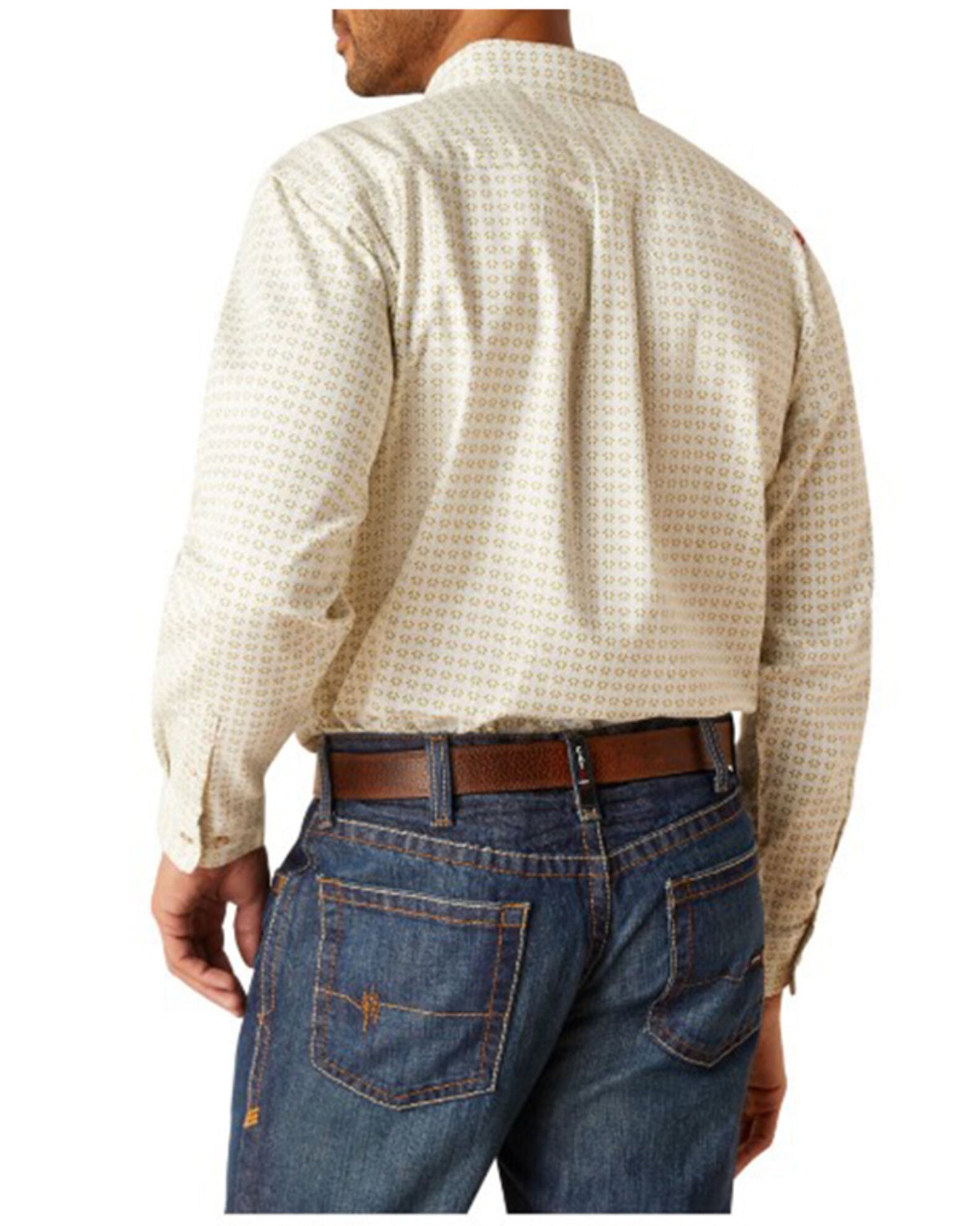 Men's Ariat Storm Short Sleeve Shirt-Key Largo Mini Geo Print main image 1