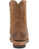 Image #5 - Frye Men's Austin Inside Zip Roughout Ankle Boots - Round Toe, Brown, hi-res