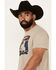 Image #2 - Cody James Men's Flag Cowboy Short Sleeve Graphic T-Shirt, Tan, hi-res