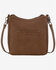 Image #2 - Wrangler Women's Sherpa Southwestern Print Canvas Crossbody Bag, Brown, hi-res