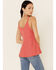 Idyllwind Women's Godet Tank Top , Coral, hi-res
