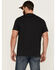 Image #4 - Brothers and Sons Men's Heathered White Sands Skull Graphic Short Sleeve T-Shirt, Black, hi-res