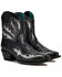 Image #1 - Corral Women's Inlay And Embroidered Booties - Snip Toe, Black, hi-res