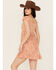 Image #4 - Rock & Roll Denim Women's Cactus Print Mini Dress, Rust Copper, hi-res