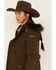 Image #2 - Columbia Women's Payton Faux Fur Interchange Omni-Tech Jacket, Olive, hi-res