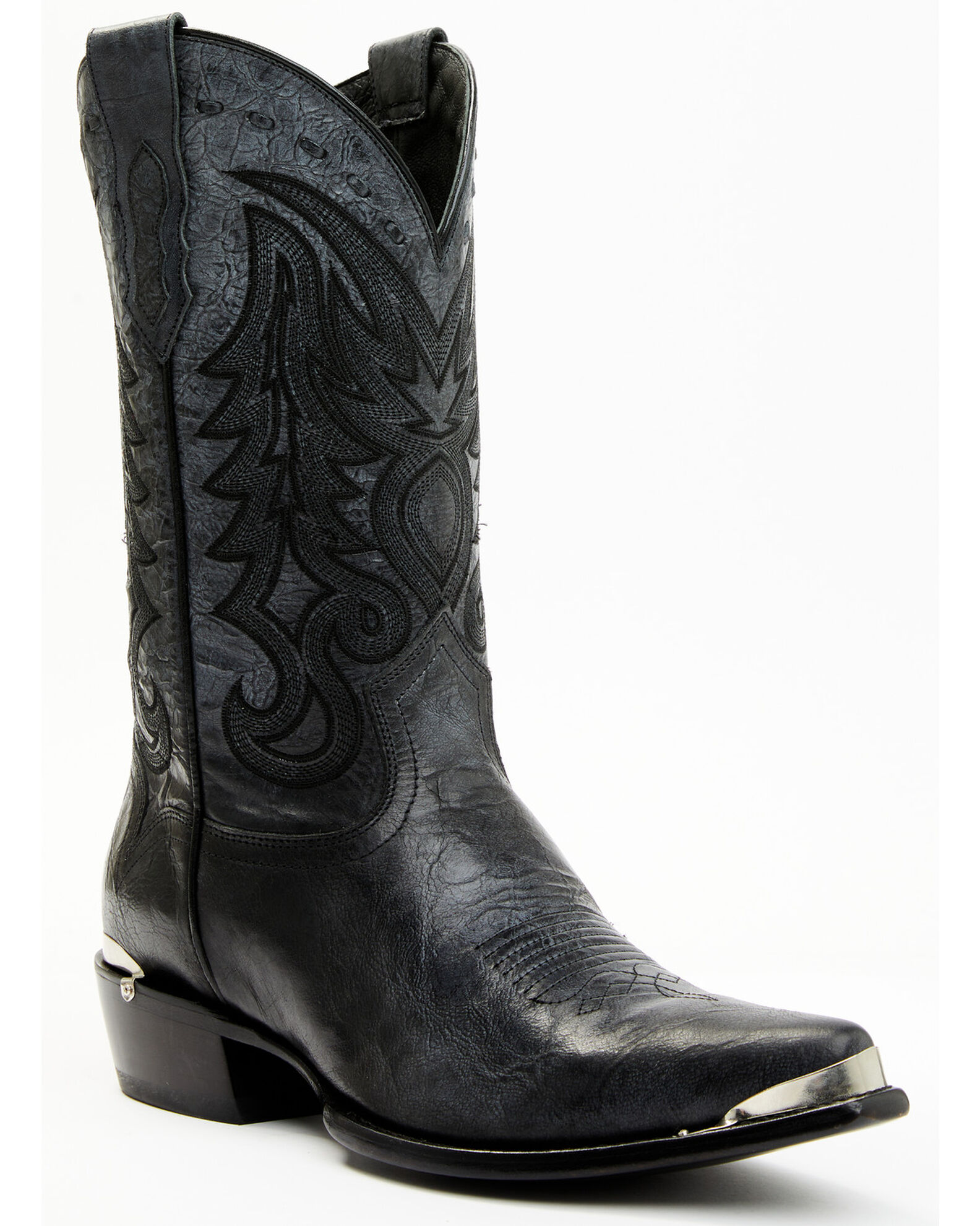 Black snip toe cowboy boots shop