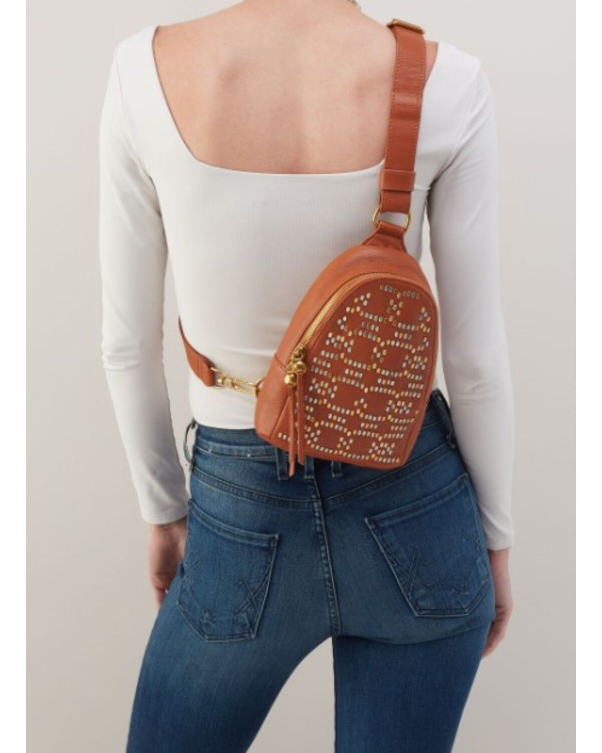 Image #4 - Hobo Women's Fern Sling Crossbody Bag, Brown, hi-res