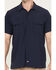 Image #3 - Dickies Men's Solid Short Sleeve Button-Down Performance Work Shirt, Navy, hi-res