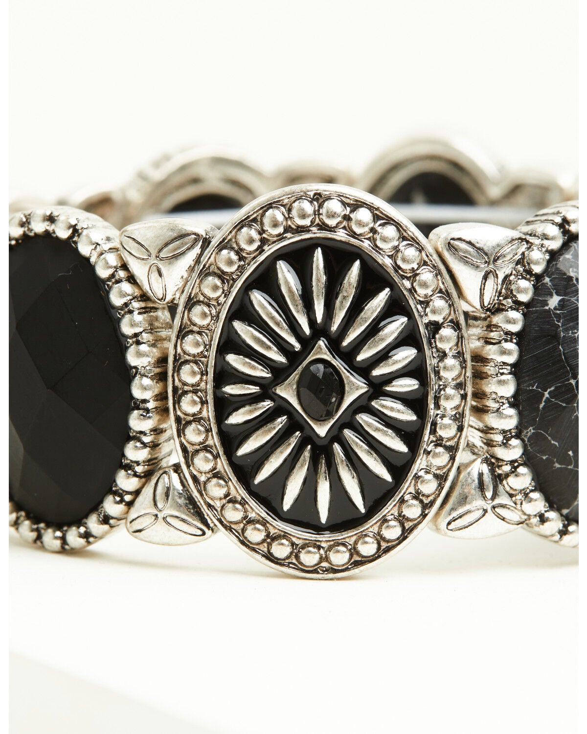 Image #2 - Lainey Wilson Women's Stone Stretch Bracelet, Black, hi-res