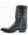 Image #3 - Planet Cowboy Women's Pee-Wee Pair-A-Dice Leather Western Boot - Snip Toe , Black, hi-res