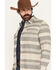 Image #2 - Dakota Grizzly Men's Boot Barn Exclusive Shane Striped Long Sleeve Snap Flannel Shirt, Grey, hi-res
