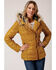 Stetson Women's Gold Yellow Quilted Jacket , Yellow, hi-res