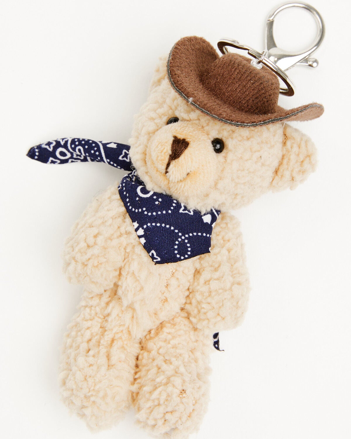 Image #3 - Shyanne Cowboy Bear Plush Bag Charm, Brown, hi-res